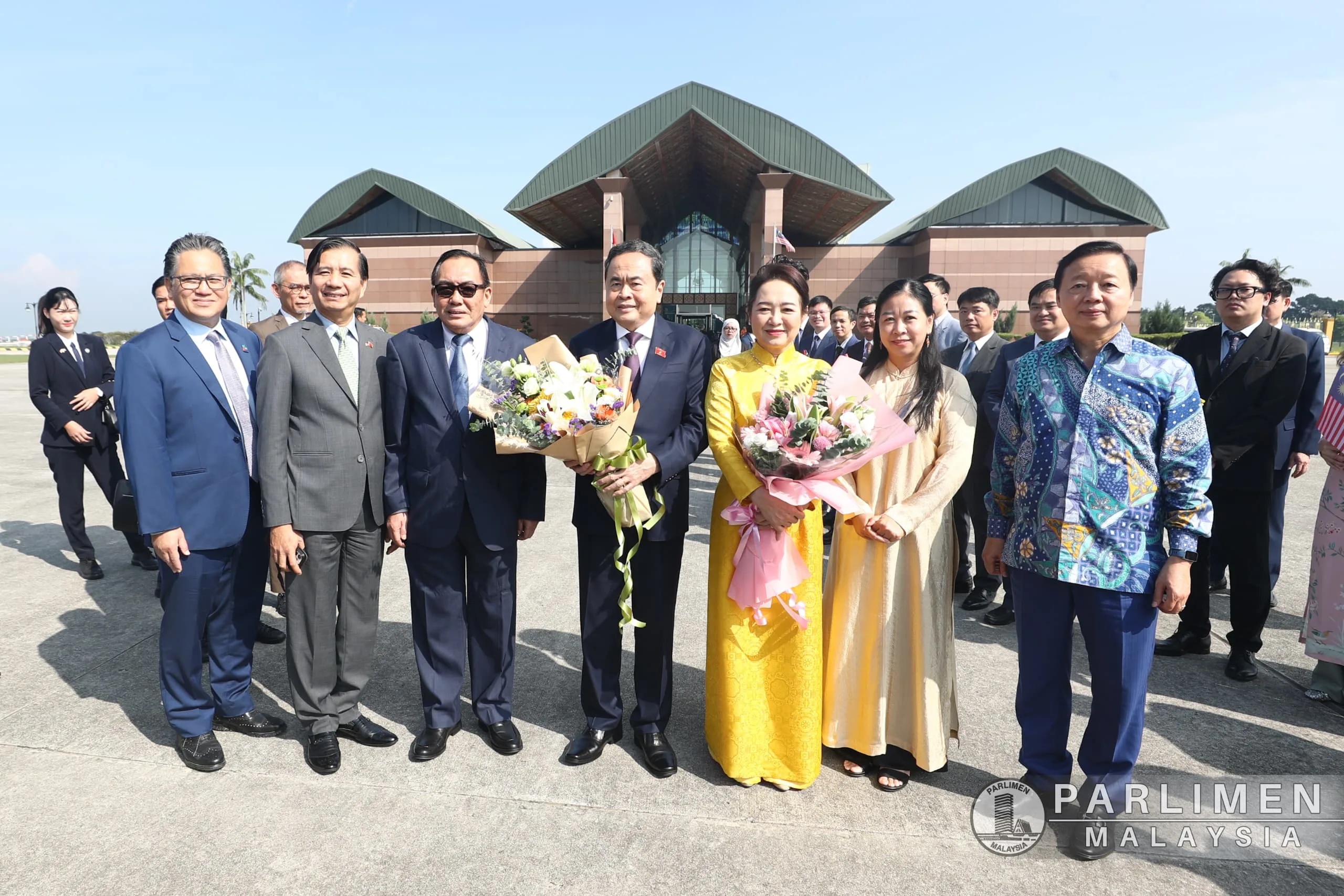 Official diplomatic welcome ceremony at Parliament of Malaysia