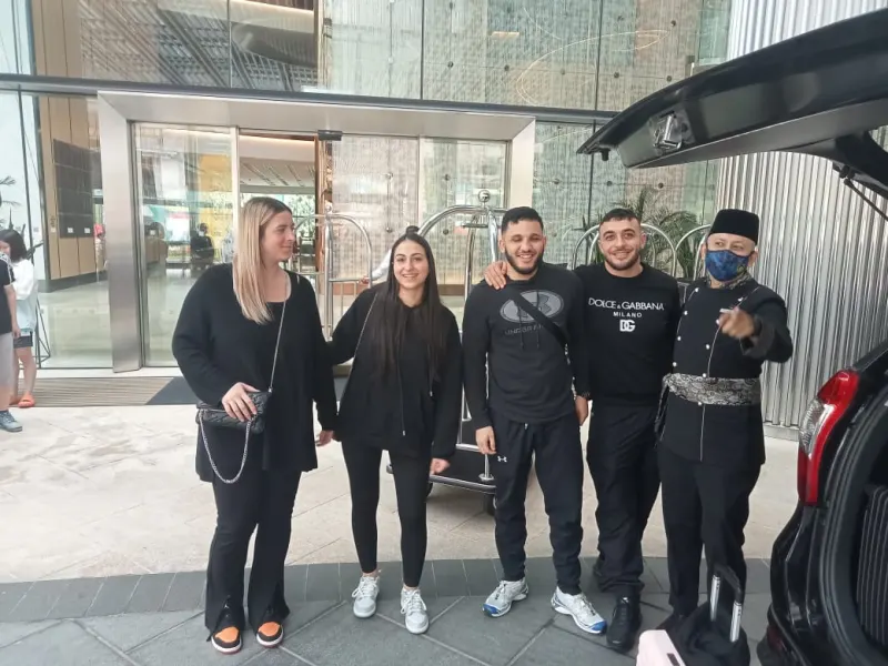 Hotel pickup service by JeyRey driver